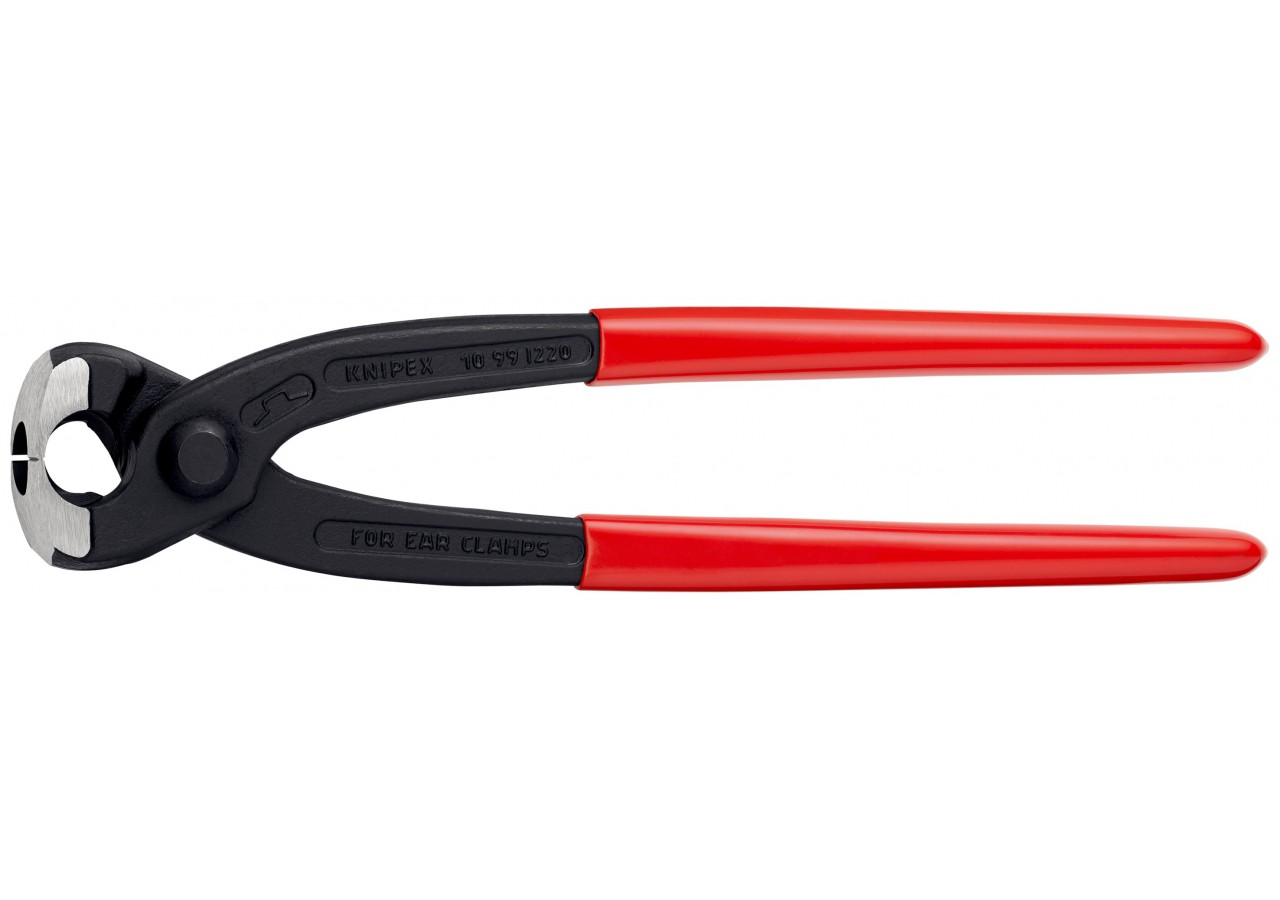Pince frontale et latérale pour collier de serrage 220mm - Gainage PVC - Knipex - 1099I220