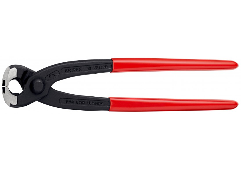 Pince frontale et latérale pour collier de serrage 220mm - Gainage PVC - Knipex - 1099I220