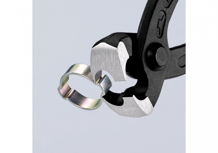 Pince frontale et latérale pour collier de serrage 220mm - Gainage PVC - Knipex - 1099I220