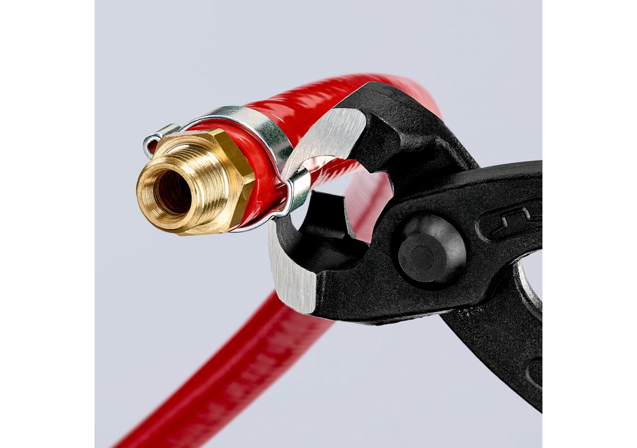 Pince frontale et latérale pour collier de serrage 220mm - Gainage PVC - Knipex - 1099I220