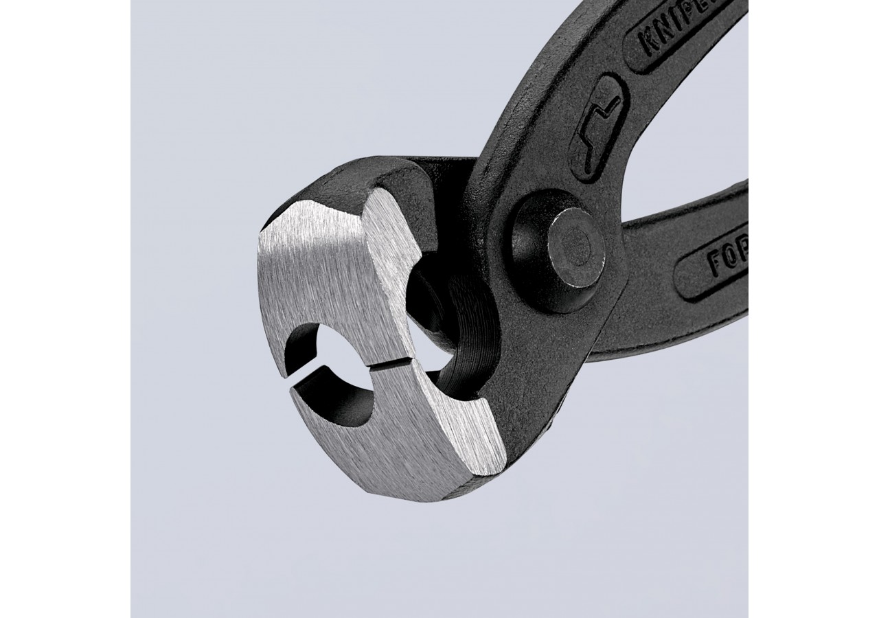 Pince frontale et latérale pour collier de serrage 220mm - Gainage PVC - Knipex - 1099I220