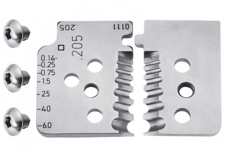 Jeu de lames pour pince à dénuder de précision avec couteaux de forme 12 12 06 - Knipex - 121906