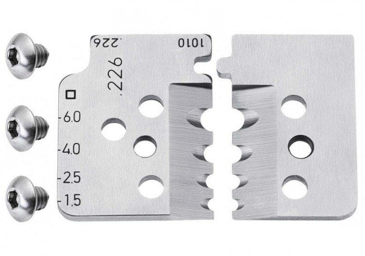 Jeu de lames pour pince à dénuder de précision avec couteaux de forme 12 12 11 - Knipex - 121911