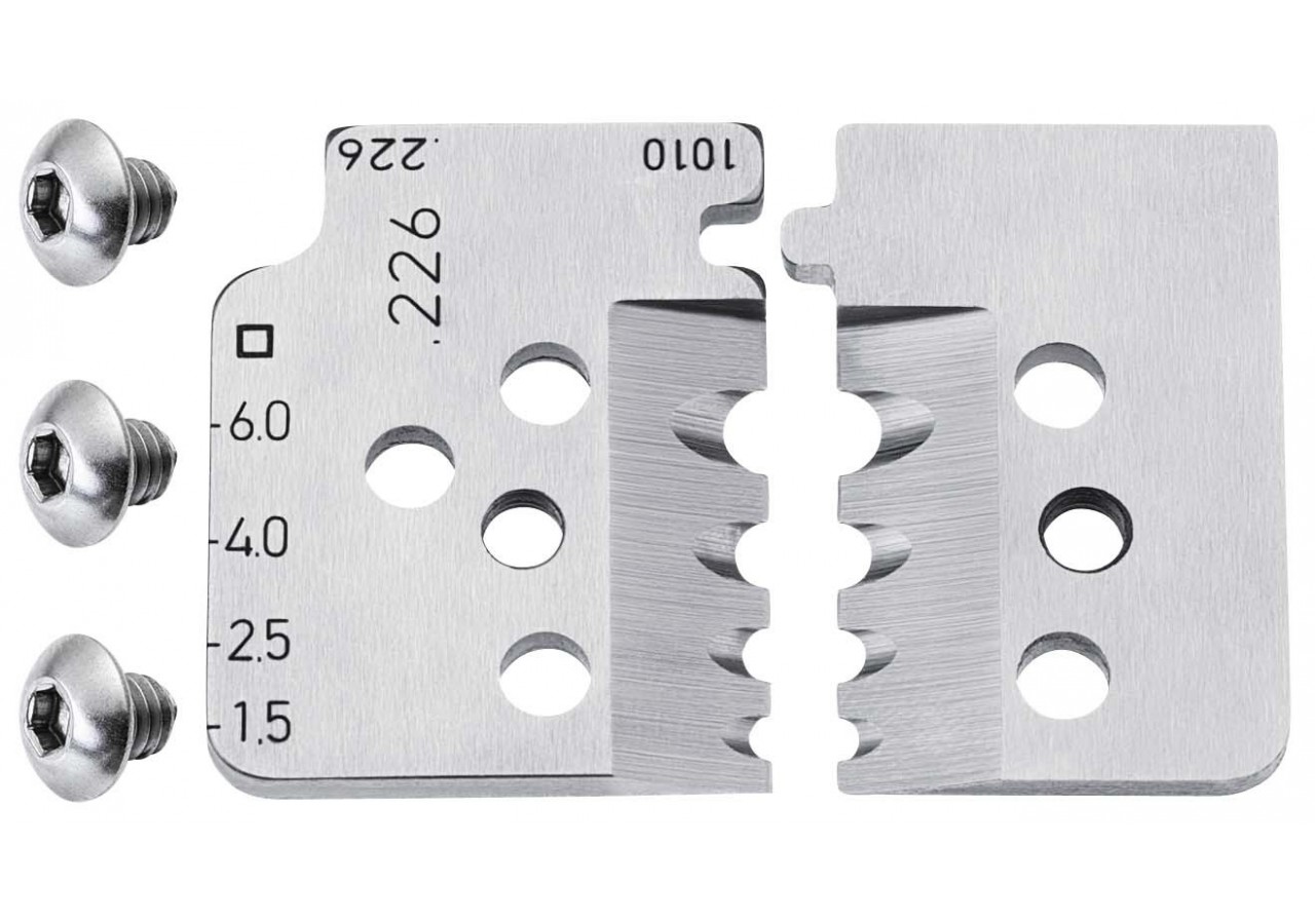 Jeu de lames pour pince à dénuder de précision avec couteaux de forme 12 12 11 - Knipex - 121911