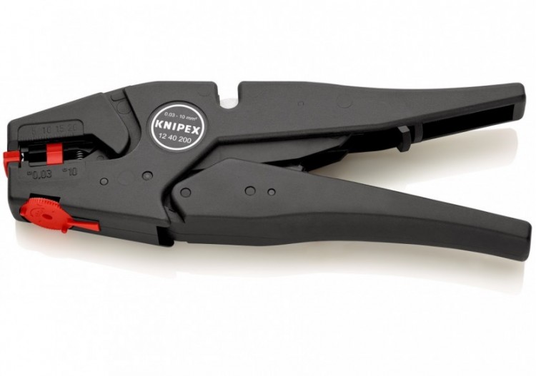 Pince à dénuder auto-ajustable 0,03 à 10 mm2 - Boitier ABS - Poids faible - Knipex - 1240200 2