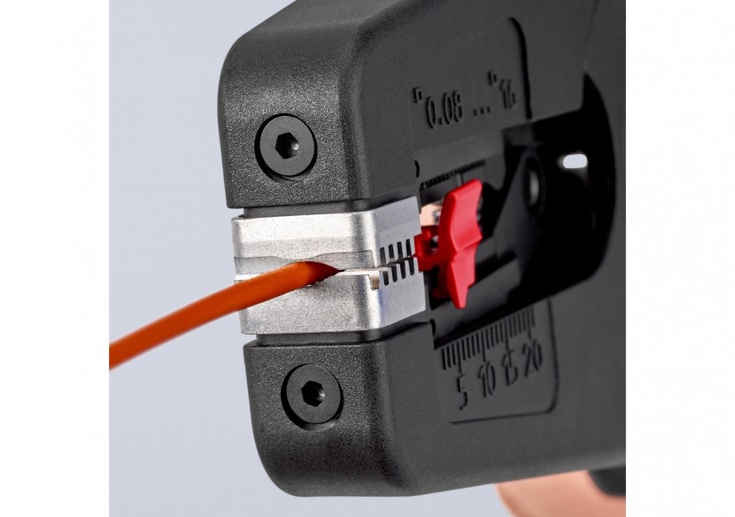 Pince à dénuder automatique PréciStrip16 de 0,08 à 16mm2 - Fonction coupe-câble - Knipex - 1252195