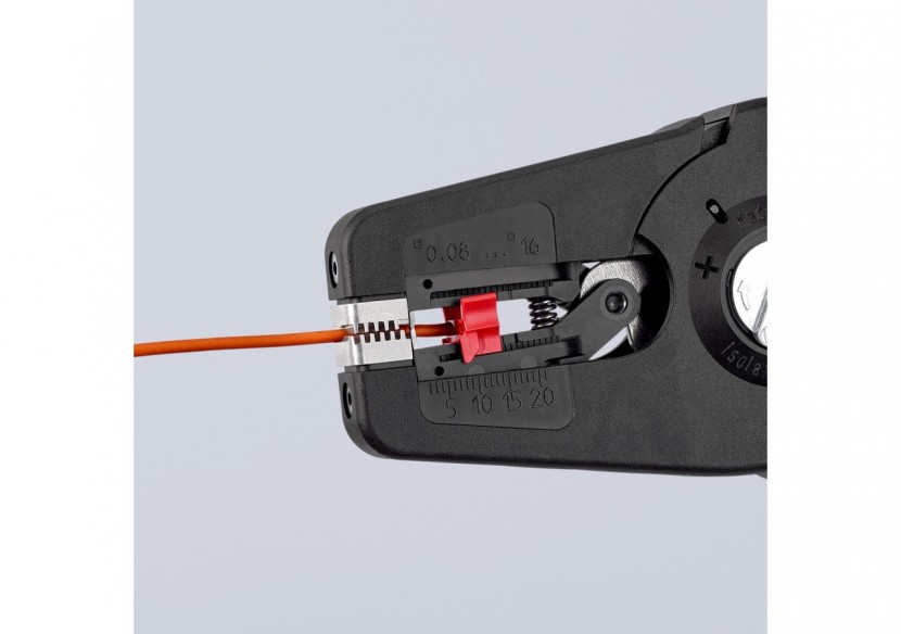 Pince à dénuder automatique PréciStrip16 de 0,08 à 16mm2 - Fonction coupe-câble - Knipex - 1252195