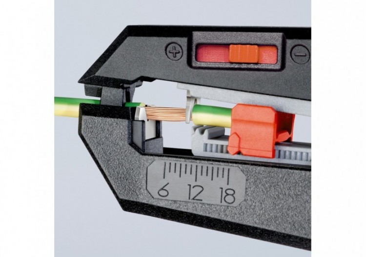 Pince à dénuder automatique de 0,2 à 6mm2 - 180mm - Boitier ABS - Forme pistolet - Knipex - 1262180 2