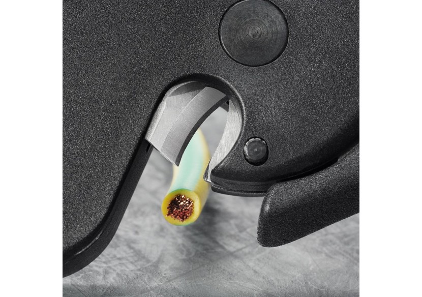 Pince à dénuder automatique 10mm2 et à sertir les embouts de 0,25 à 4mm2 - Knipex - 1272190