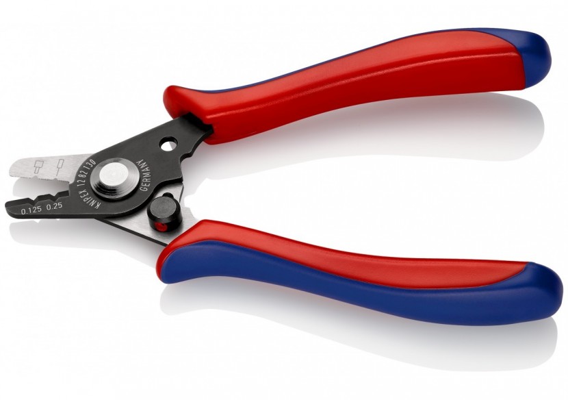 Outil à dénuder pour câbles fibres optiques - 130mm - Bi-mat - 0,125-0,25mm -SC - Knipex - 1282130SB
