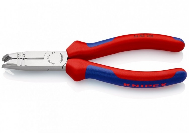 Pince à dégainer et à dénuder câbles ronds et hydrofuges - 165mm - Bi-matière - Knipex - 1342165 2