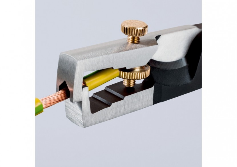 Pince à dénuder et coupe-câbles KNIPEX StriX - 180mm - Bi-matière - Knipex - 1362180