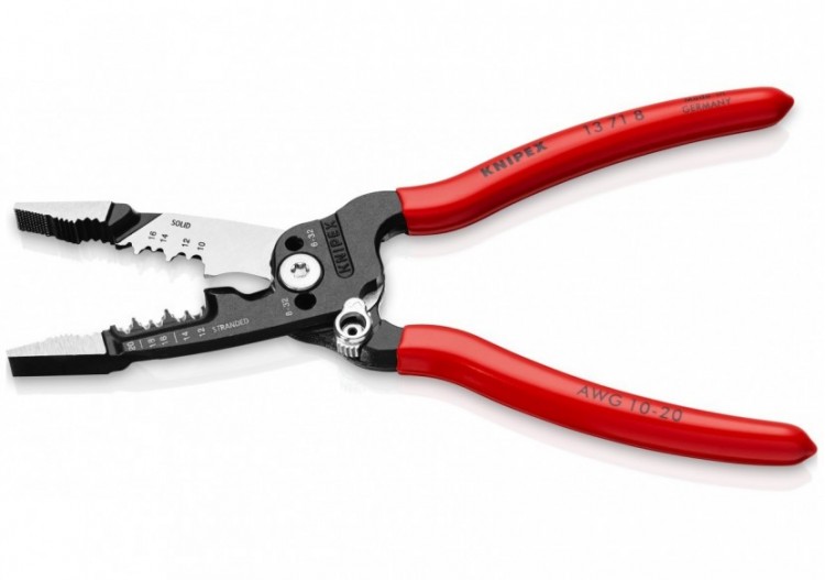 Pince multifonction pour câbles AWG - Gainage PVC - Knipex - 13718 2