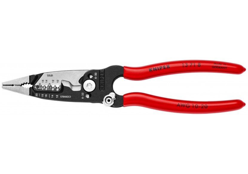 Pince multifonction pour câbles AWG - Gainage PVC - Knipex - 13718