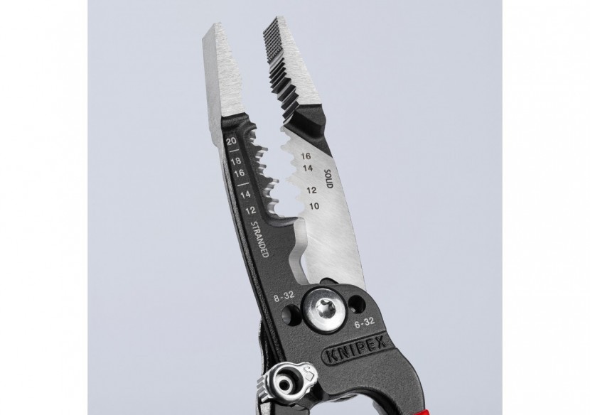 Pince multifonction pour câbles AWG - Gainage PVC - Knipex - 13718