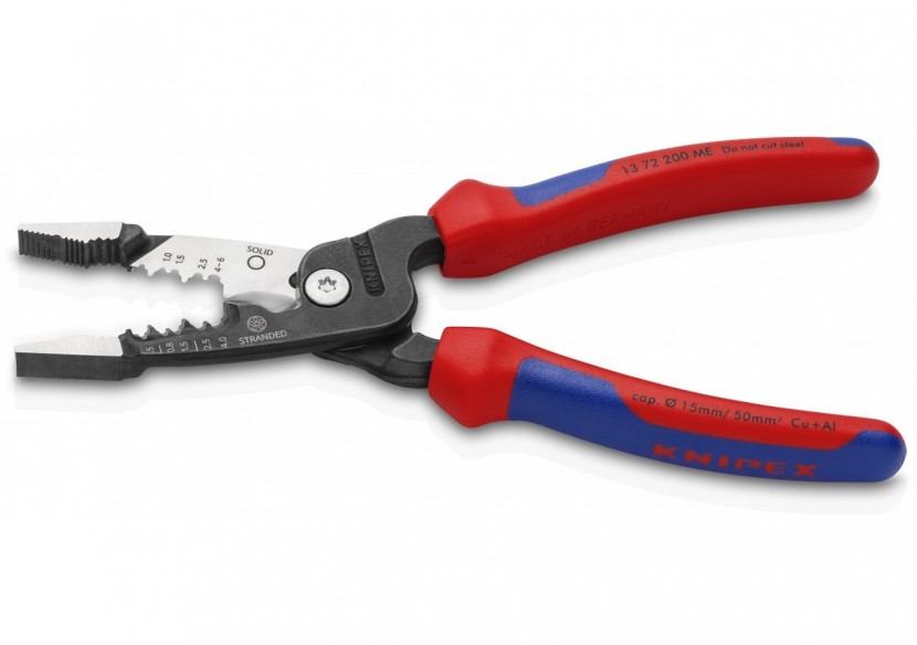 Pince multifonctions 5 en 1 - 200mm - Saisit, coupe et dénude - Bimatière - Knipex - 1372200ME