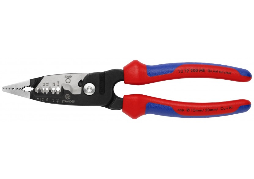 Pince multifonctions 5 en 1 - 200mm - Saisit, coupe et dénude - Bimatière - Knipex - 1372200ME