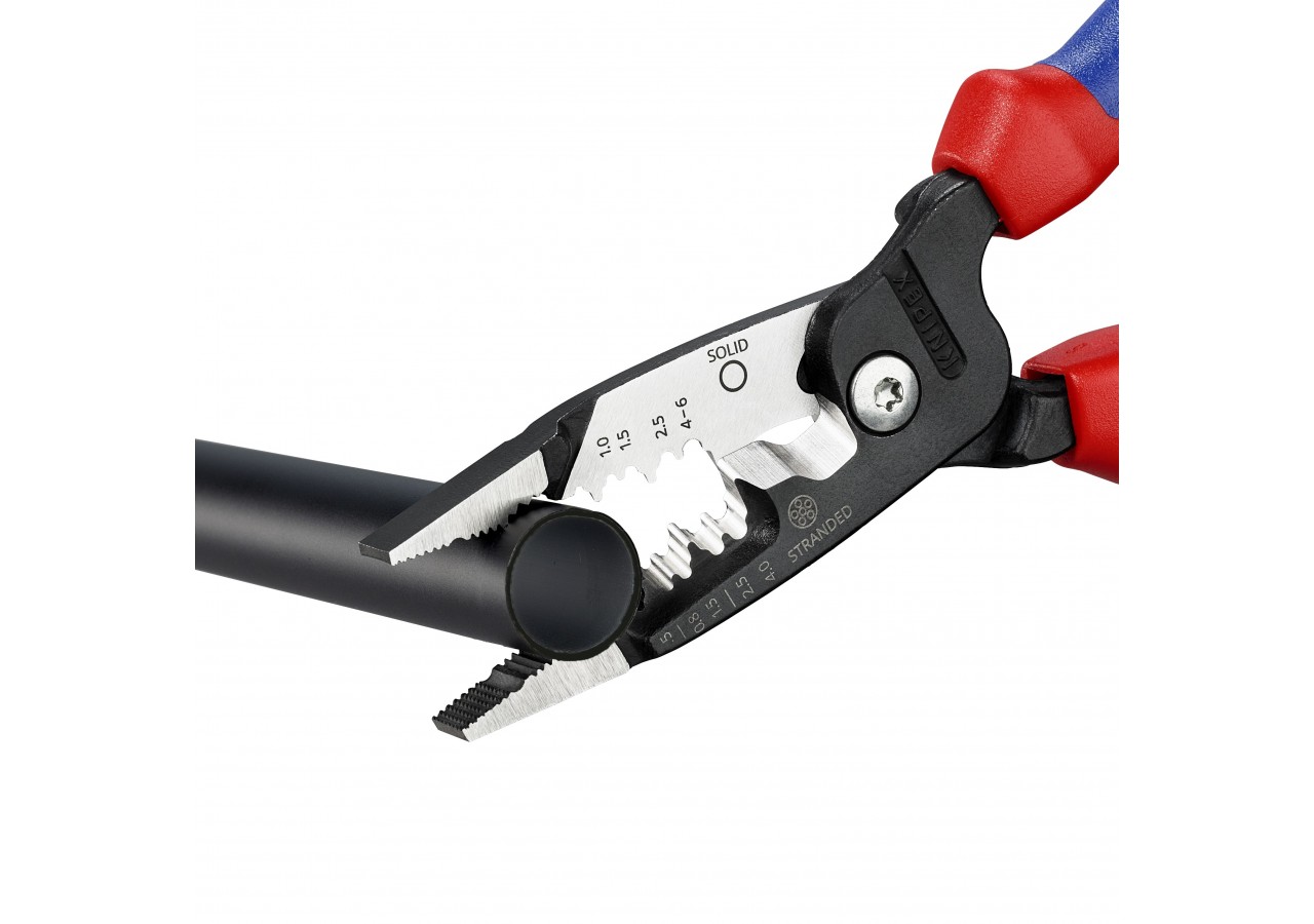 Pince multifonctions 5 en 1 - 200mm - Saisit, coupe et dénude - Bimatière - Knipex - 1372200ME
