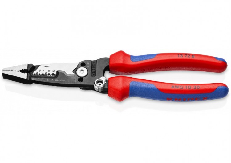 Pince multifonction pour câbles AWG - Gainage bi-matière - Knipex - 13728