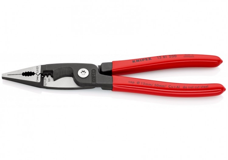 Pince multifonctions 6 outils en 1 - 200mm - Gainage PVC - Knipex - 1381200 2