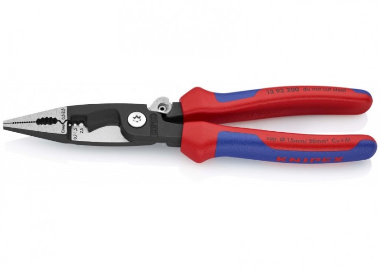 Pince multifonctions 6 outils en 1 - 200mm - Bi-matière - Loquet de fermeture - Knipex - 1392200 2