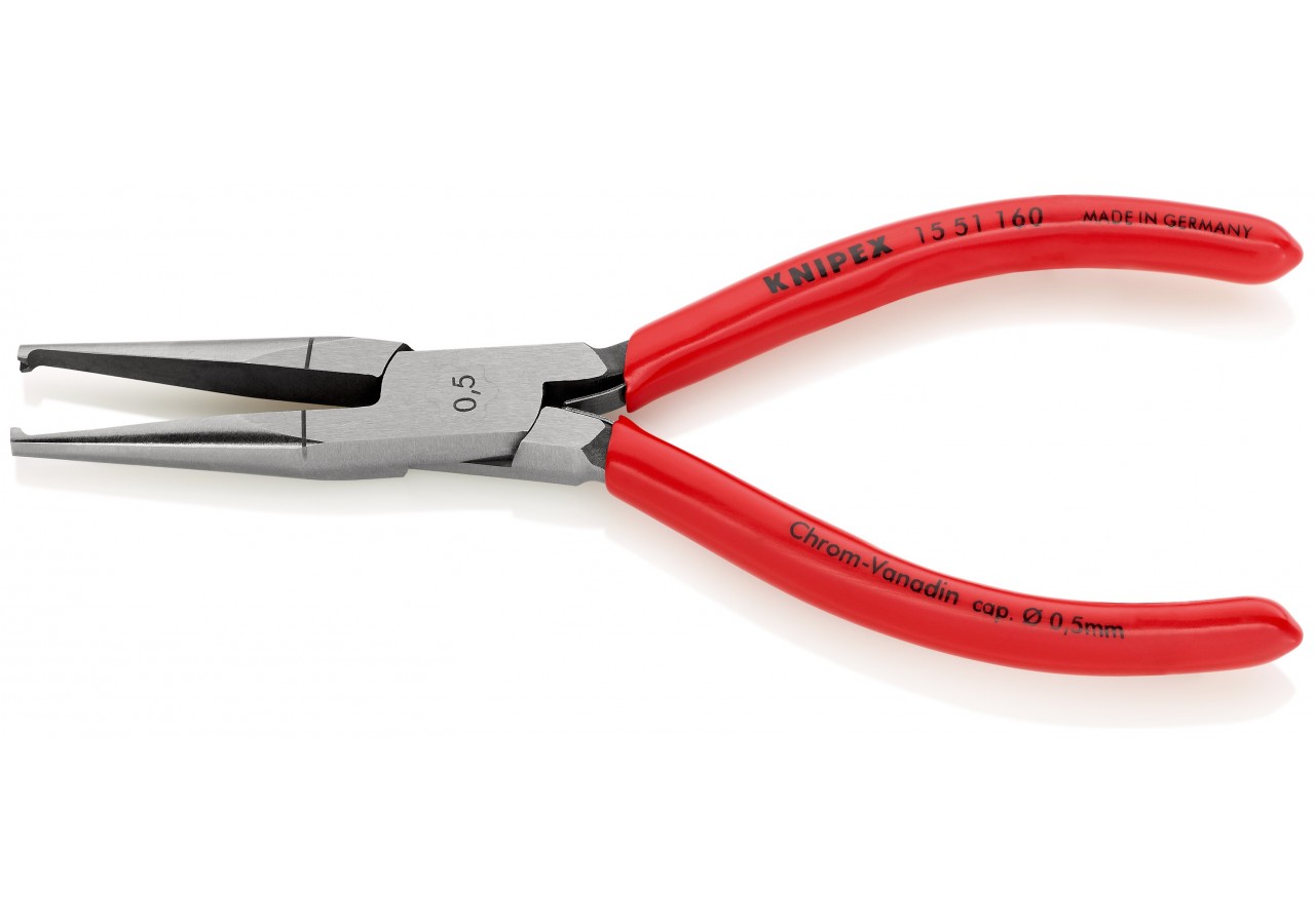 Pince à dénuder avec prisme de dénudage précis Ø0,5mm - 160mm - Gainage PVC - Knipex - 1551160
