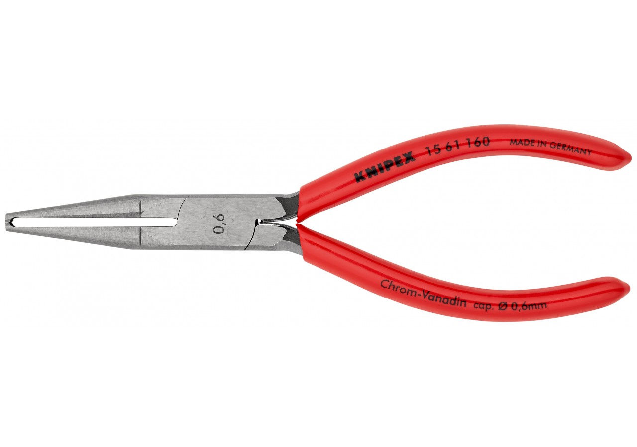 Pince à dénuder avec prisme de dénudage précis Ø0,6mm - 160mm - Gainage PVC - Knipex - 1561160