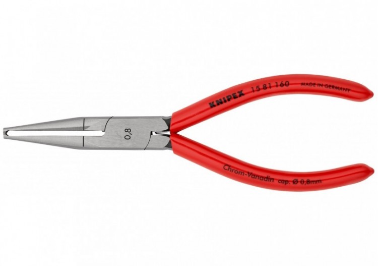 Pince à dénuder avec prisme de dénudage précis Ø0,8mm - 160mm - Gainage PVC - Knipex - 1581160