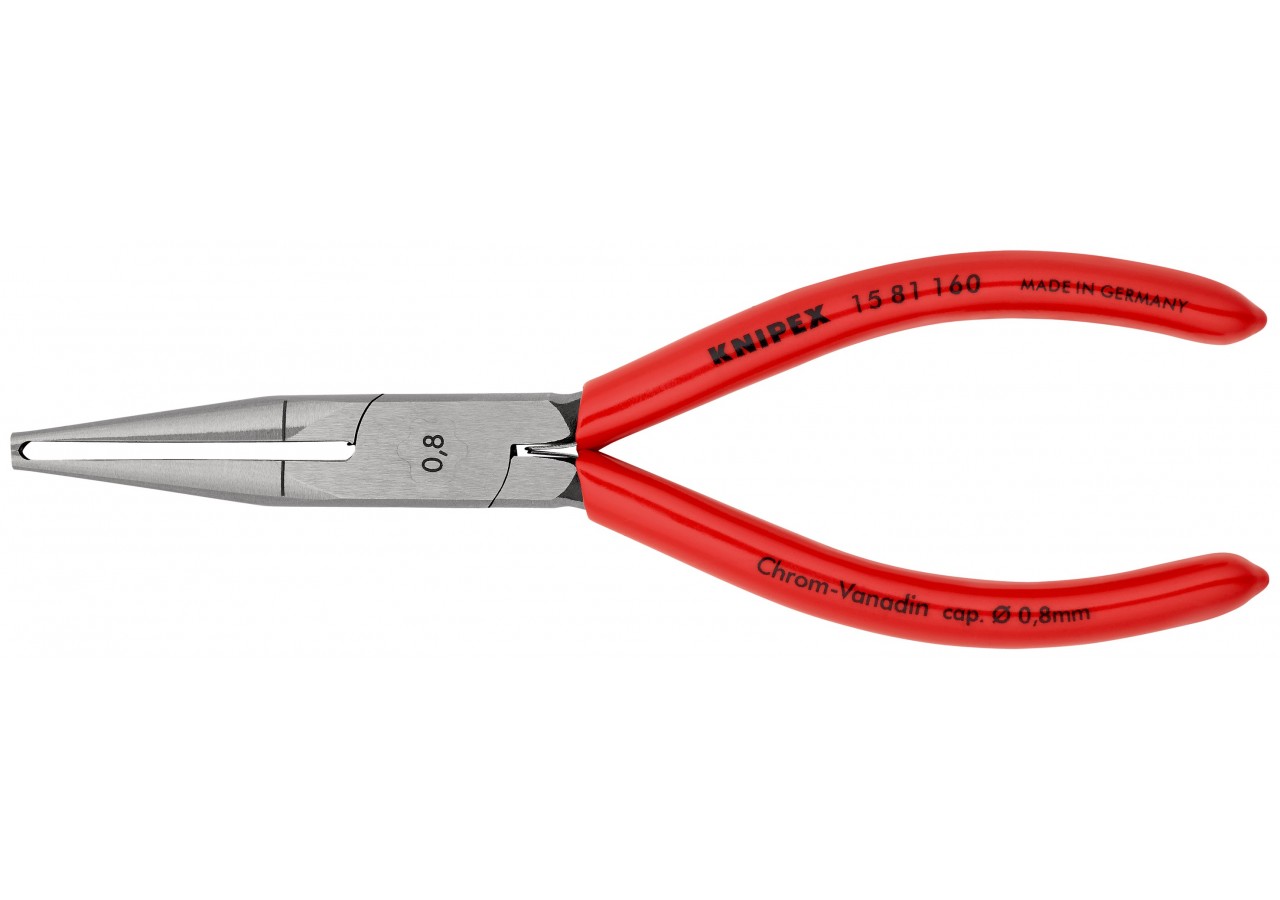 Pince à dénuder avec prisme de dénudage précis Ø0,8mm - 160mm - Gainage PVC - Knipex - 1581160