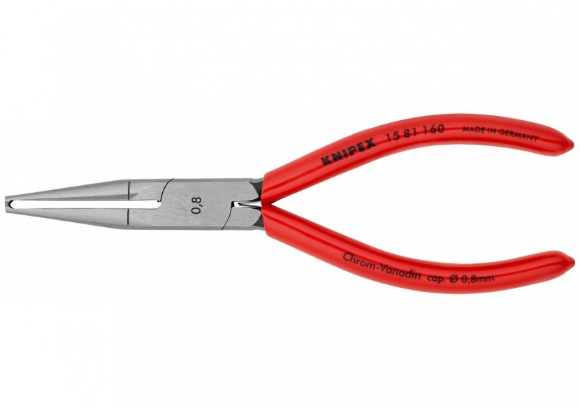 Pince à dénuder avec prisme de dénudage précis Ø0,8mm - 160mm - Gainage PVC - Knipex - 1581160