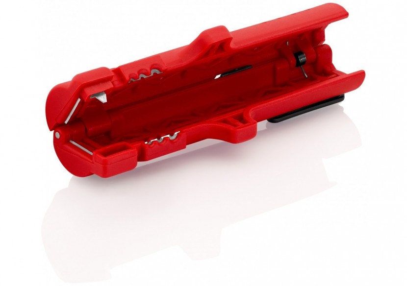 Outil à dégainer pour câbles plats 12mm et ronds Ø4 - 13mm - 125mm - Sur carte - Knipex - 1664125SB