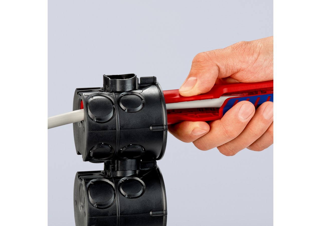 Outil à dégainer en profondeur câbles ronds Ø8à13mm - 175mm - Boitier ABS - SC - Knipex - 1680175SB