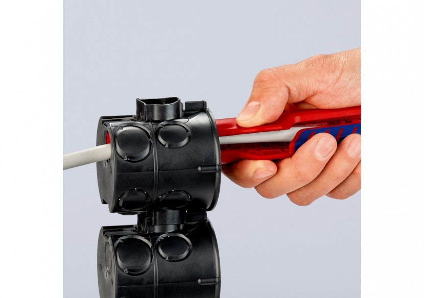 Outil à dégainer en profondeur câbles ronds Ø8à13mm - 175mm - Boitier ABS - SC - Knipex - 1680175SB