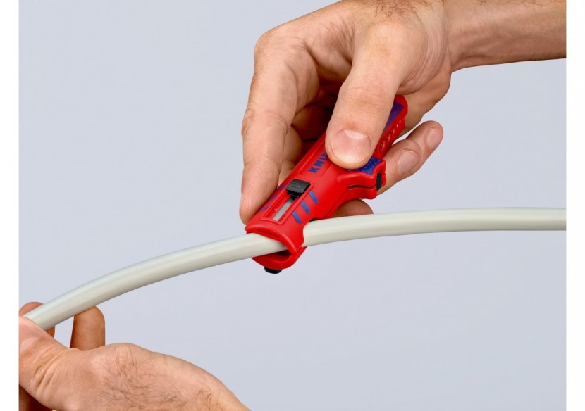 Outil à dégainer universel câbles Ø8à13mm avec couteau - 125mm Boitier ABS - SC - Knipex - 1685125SB