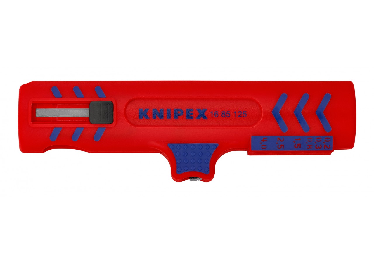 Outil à dégainer universel câbles Ø8à13mm avec couteau - 125mm Boitier ABS - SC - Knipex - 1685125SB