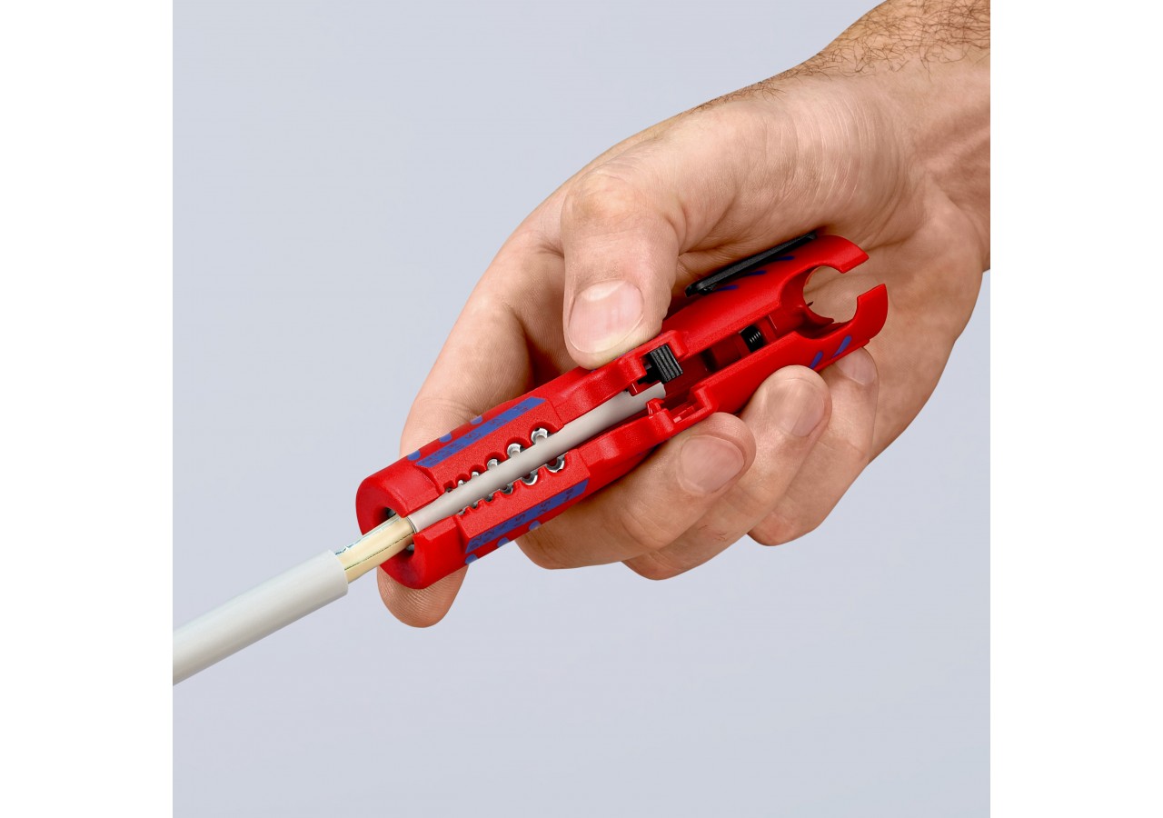 Outil à dégainer universel câbles Ø8à13mm avec couteau - 125mm Boitier ABS - SC - Knipex - 1685125SB