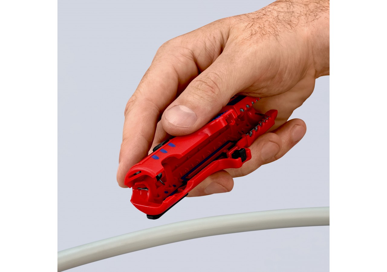 Outil à dégainer universel câbles Ø8à13mm avec couteau - 125mm Boitier ABS - SC - Knipex - 1685125SB