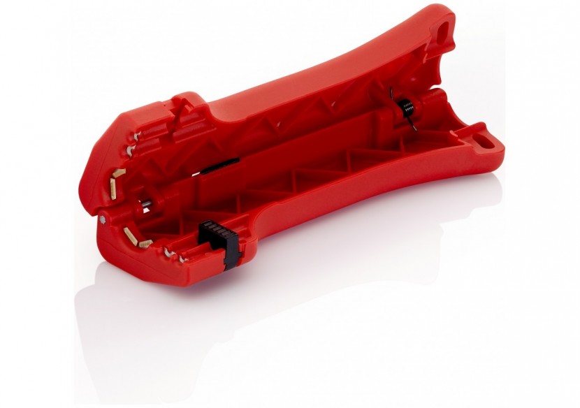 Outil à dégainer universel câbles Ø8à13mm - 130mm - Boitier ABS - Sur carte - Knipex - 1690130SB