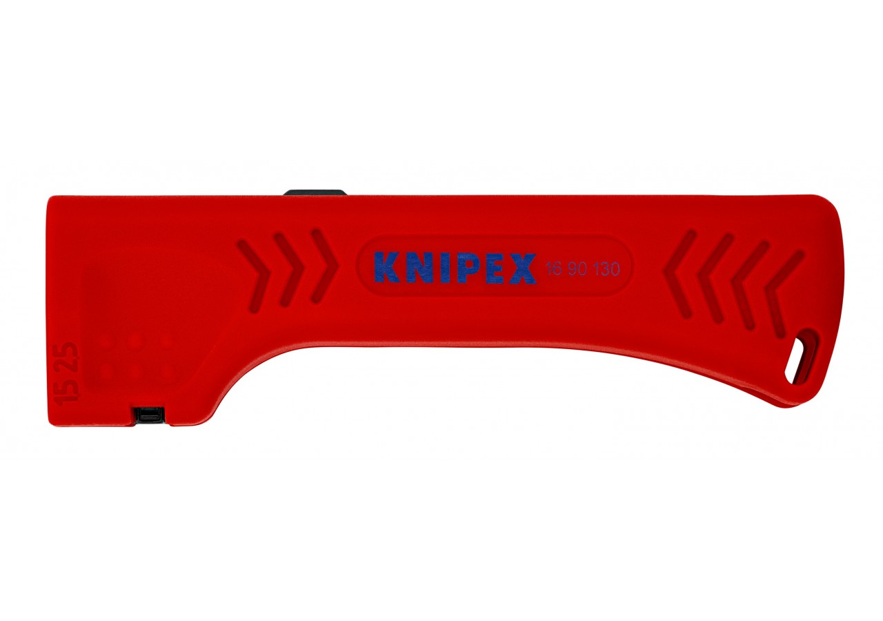 Outil à dégainer universel câbles Ø8à13mm - 130mm - Boitier ABS - Sur carte - Knipex - 1690130SB