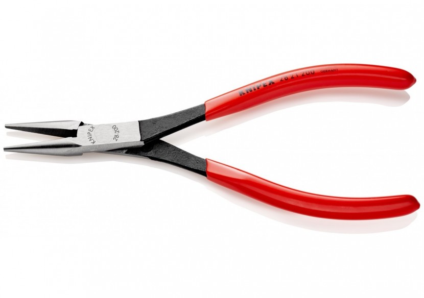 Pince de montage 200mm becs 1/2 ronds - Gainage PVC - Grande force de préhension - Knipex - 2821200