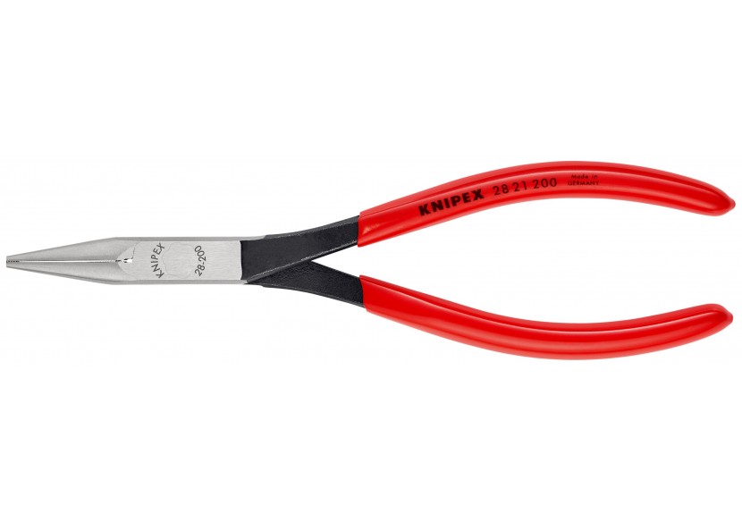 Pince de montage 200mm becs 1/2 ronds - Gainage PVC - Grande force de préhension - Knipex - 2821200