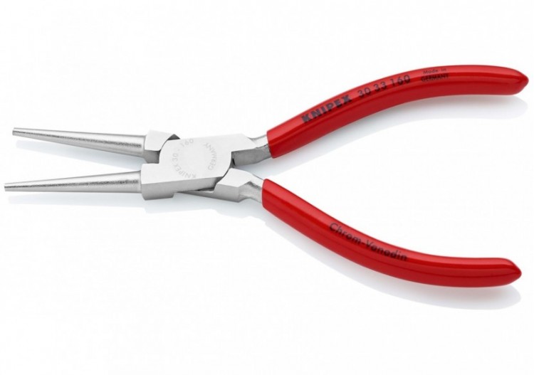 Pince à becs longs ronds 160mm - Gainage PVC - Chromée - Knipex - 3033160 2