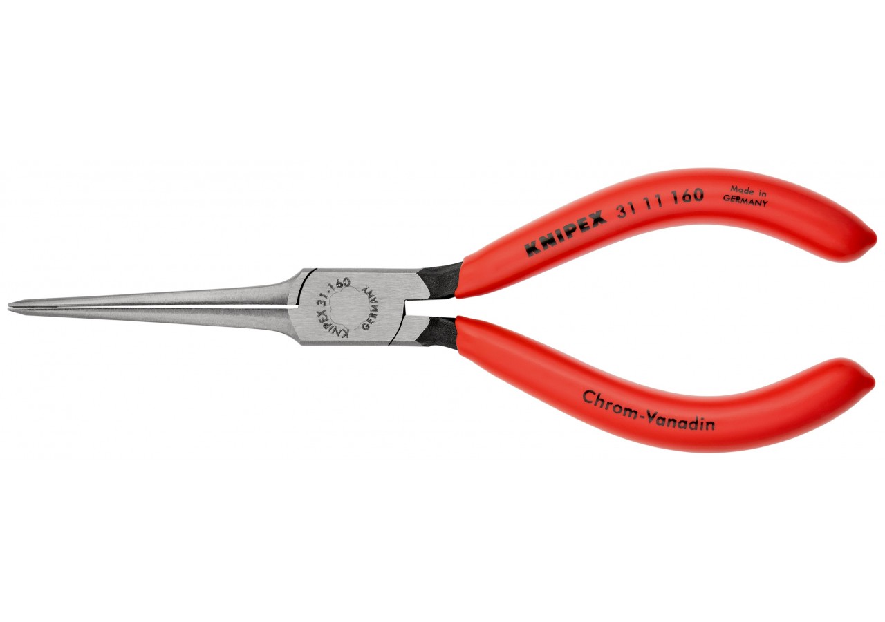 Pince ultrafine de préhension 160mm - Gainage PVC - Avec becs longs : 55mm - Knipex - 3111160