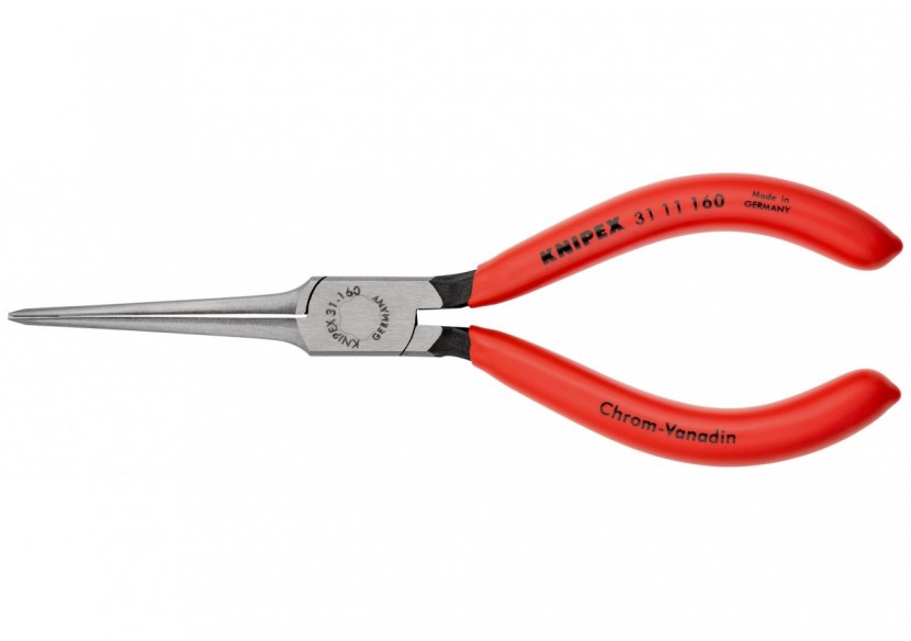 Pince ultrafine de préhension 160mm - Gainage PVC - Avec becs longs : 55mm - Knipex - 3111160