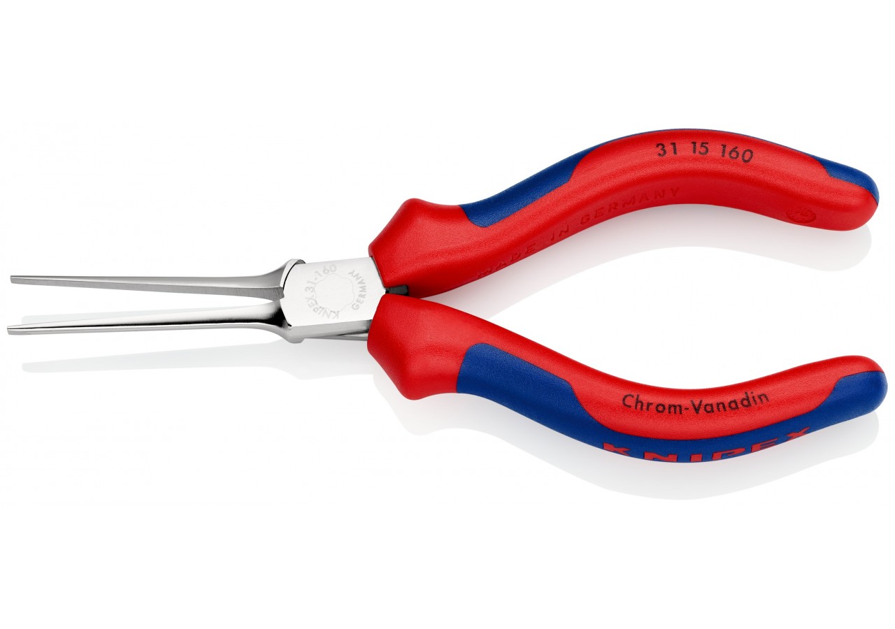 Pince ultrafine de préhension 160mm - Gaines bi-matière - Avec becs longs : 55mm - Knipex - 3115160