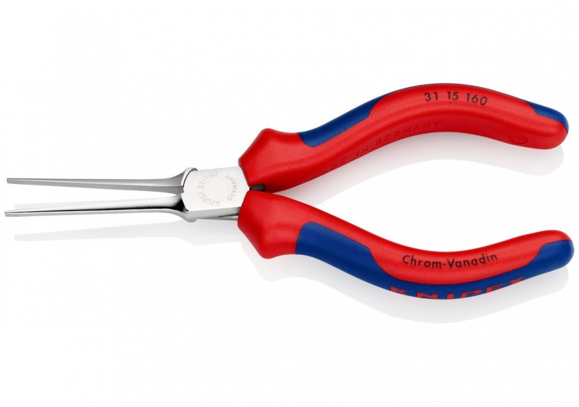 Pince ultrafine de préhension 160mm - Gaines bi-matière - Avec becs longs : 55mm - Knipex - 3115160