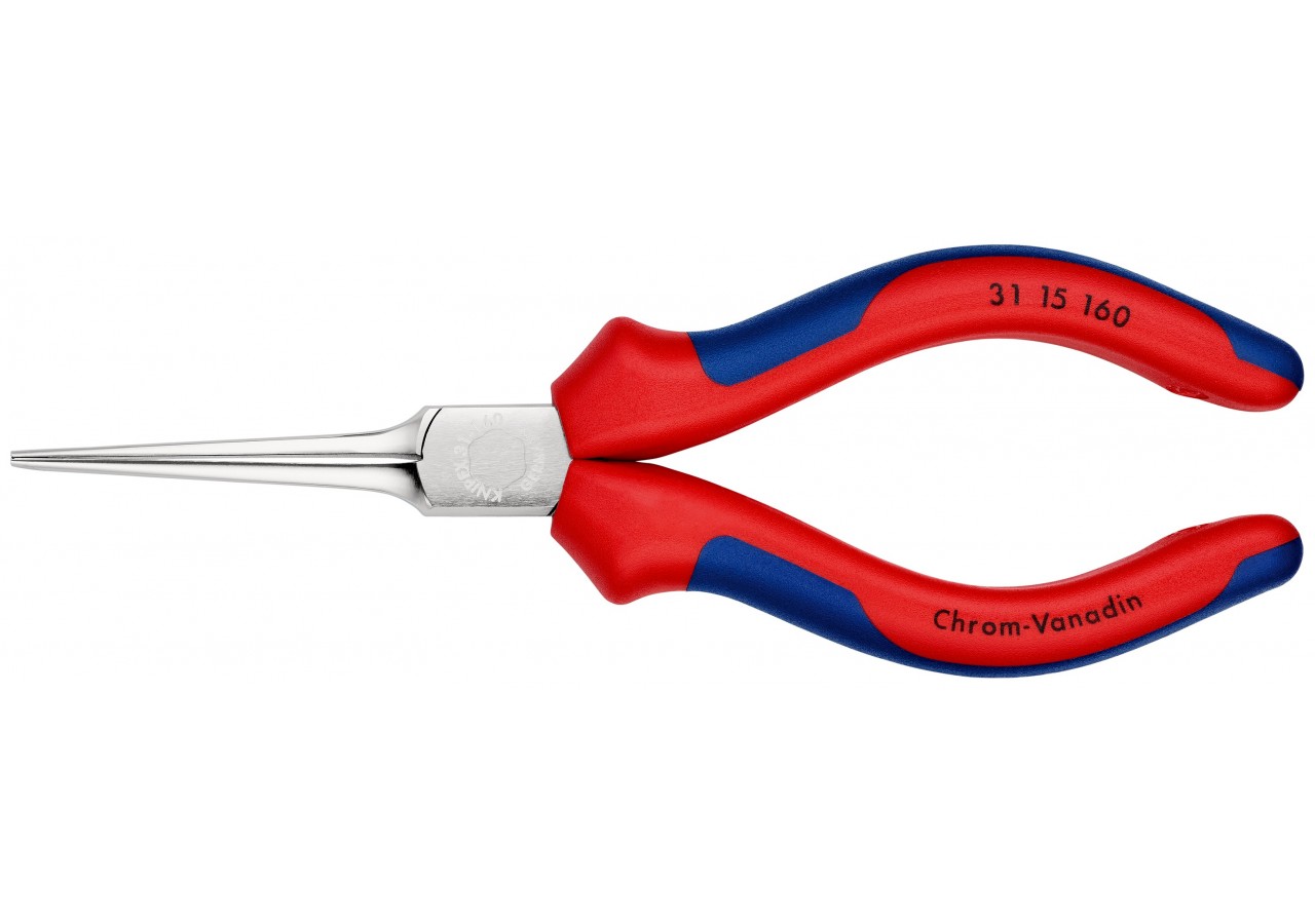 Pince ultrafine de préhension 160mm - Gaines bi-matière - Avec becs longs : 55mm - Knipex - 3115160