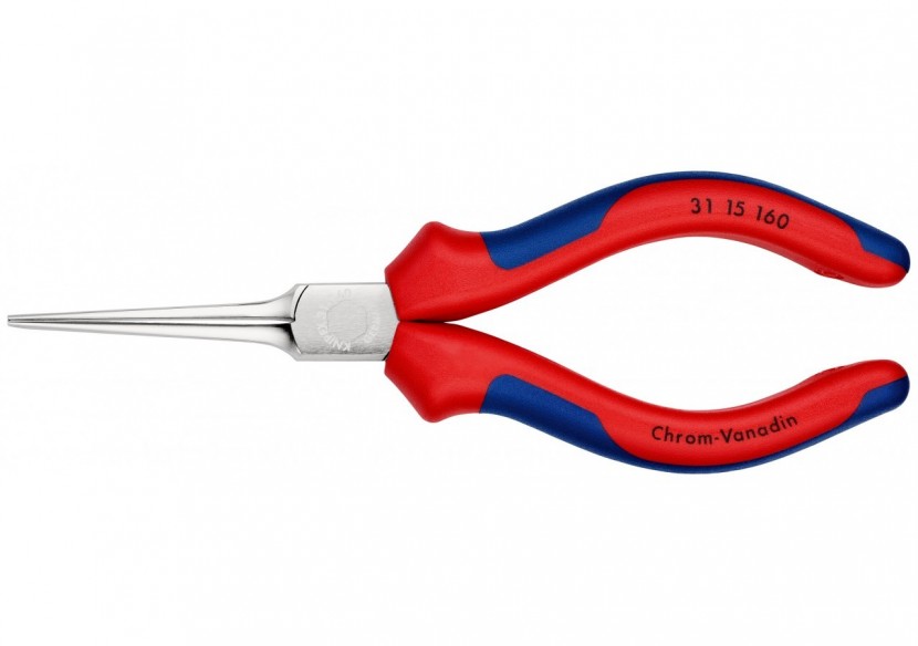 Pince ultrafine de préhension 160mm - Gaines bi-matière - Avec becs longs : 55mm - Knipex - 3115160