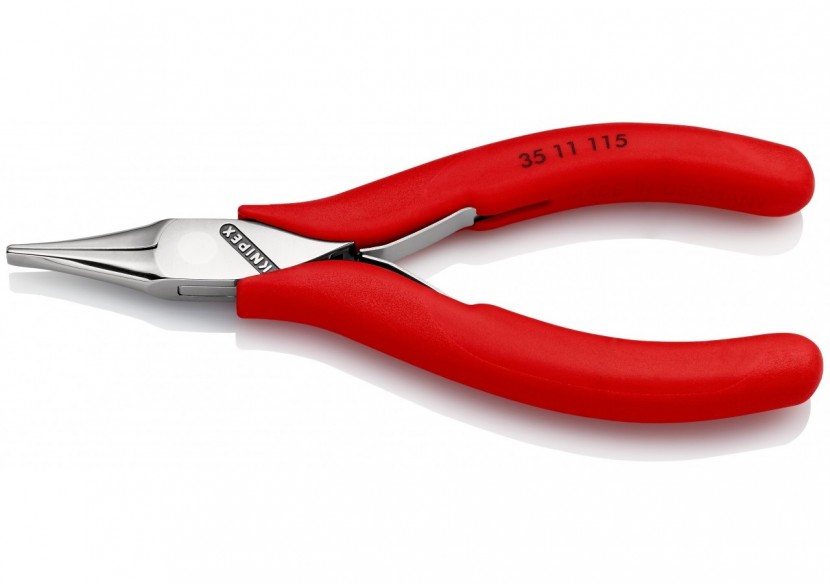 Pince de préhension - Becs plats lisses - 115mm - Gainage PVC - Polie miroir - Knipex - 3511115