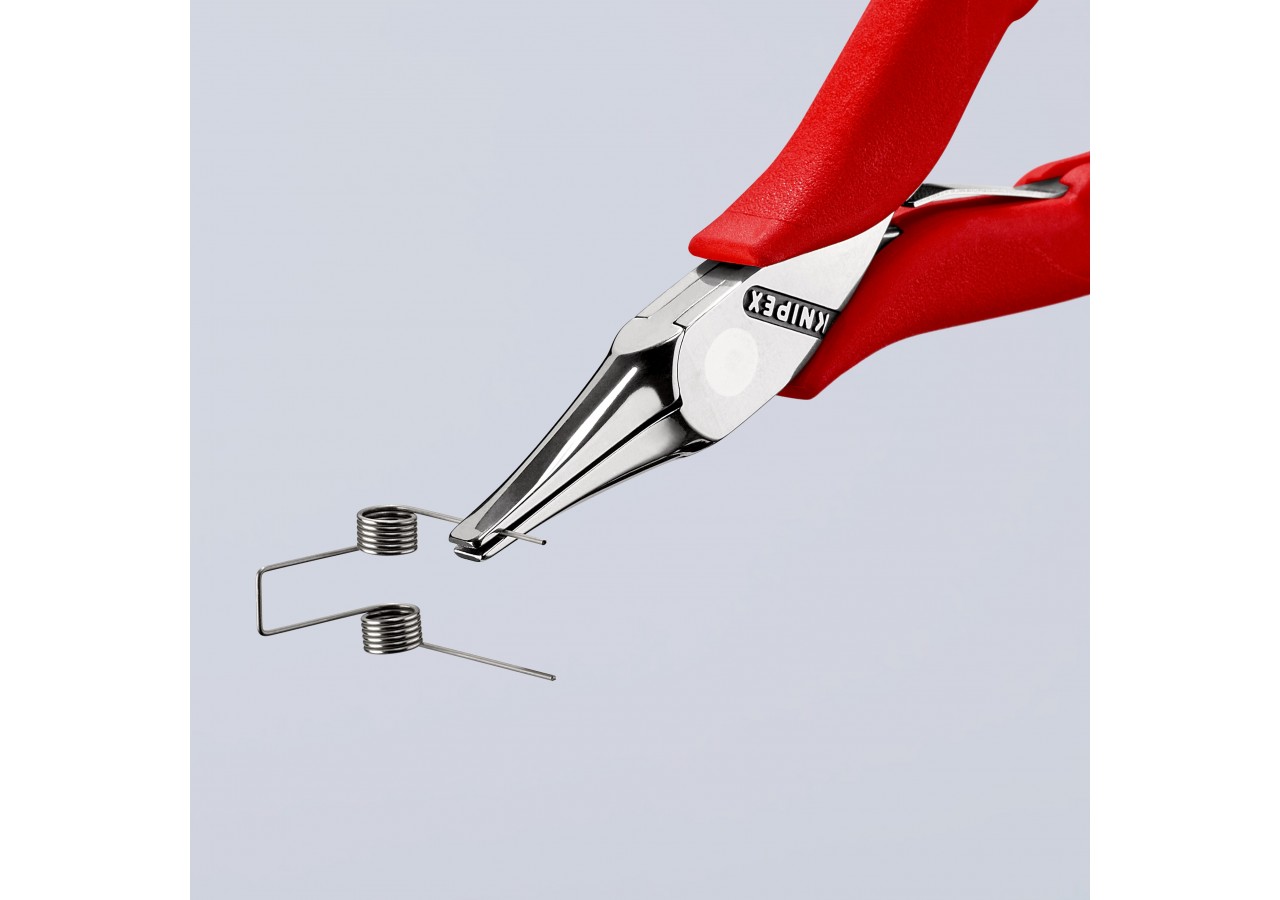 Pince de préhension - Becs plats lisses - 115mm - Gainage PVC - Polie miroir - Knipex - 3511115